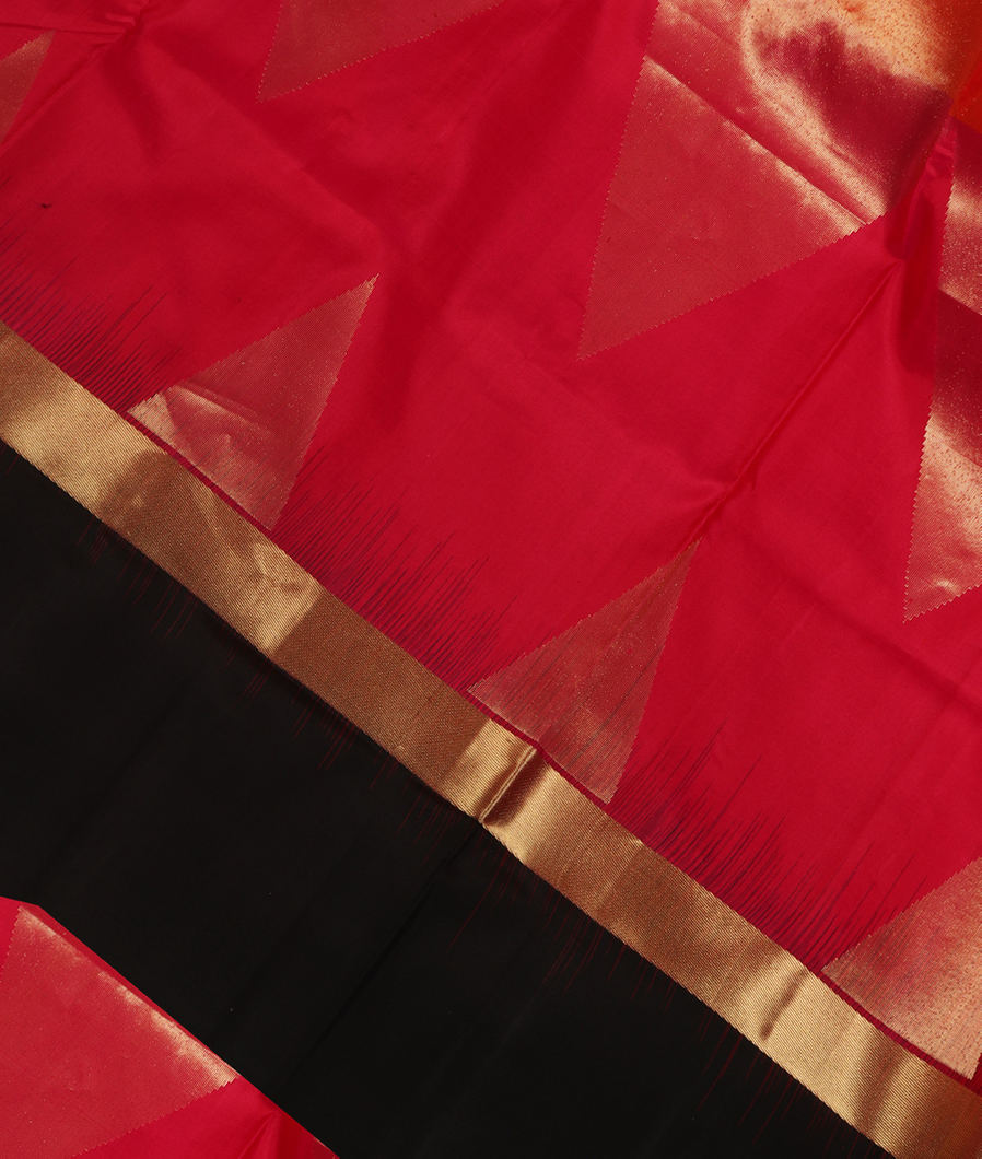 Magenta and Orange Soft Silk Saree T273699-image
