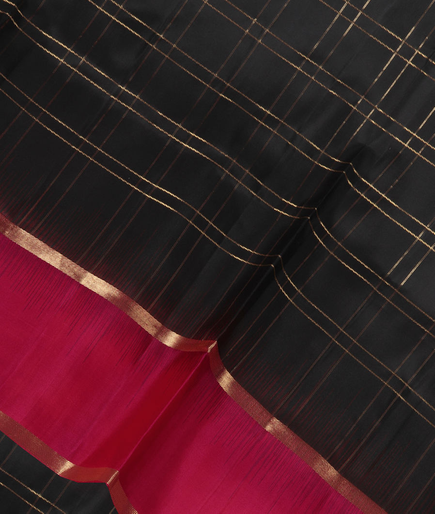 Black Soft Silk Saree T337381-image