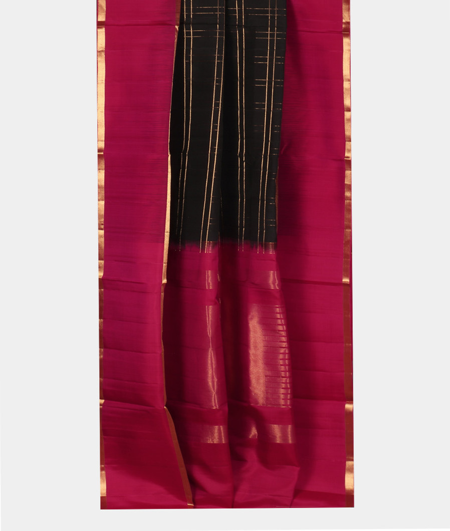Black Soft Silk Saree T3373812
