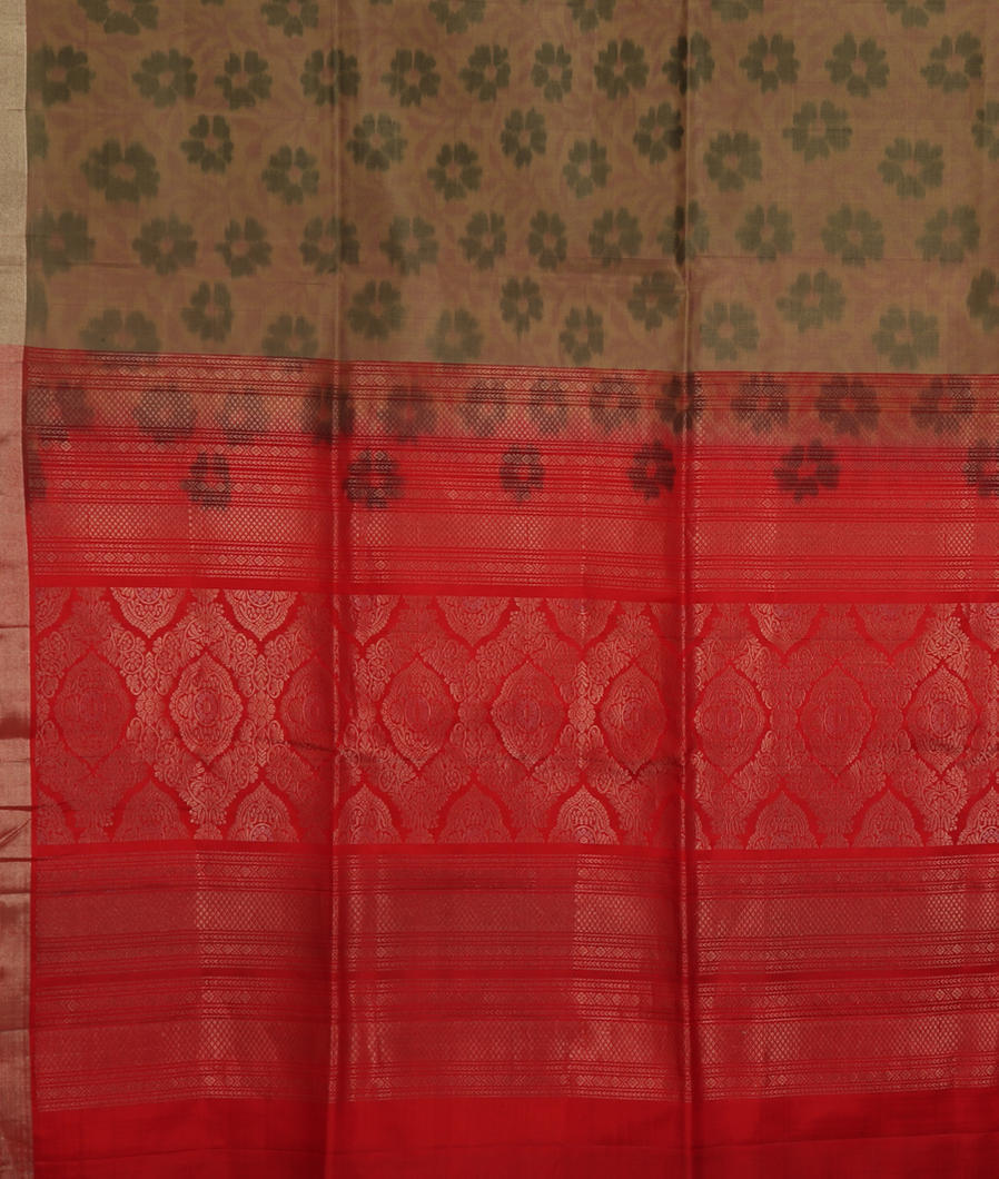 Khaki Soft Silk Saree T3404845