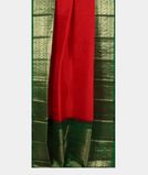 Red Handwoven Kanjivaram Silk Dupatta T2713862