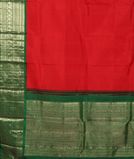 Red Handwoven Kanjivaram Silk Dupatta T2713863