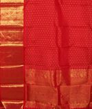 Red Handwoven Kanjivaram Silk Dupatta T2862623