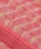 Pink Linen Printed Saree T3474001