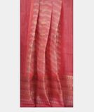 Pink Linen Printed Saree T3474002