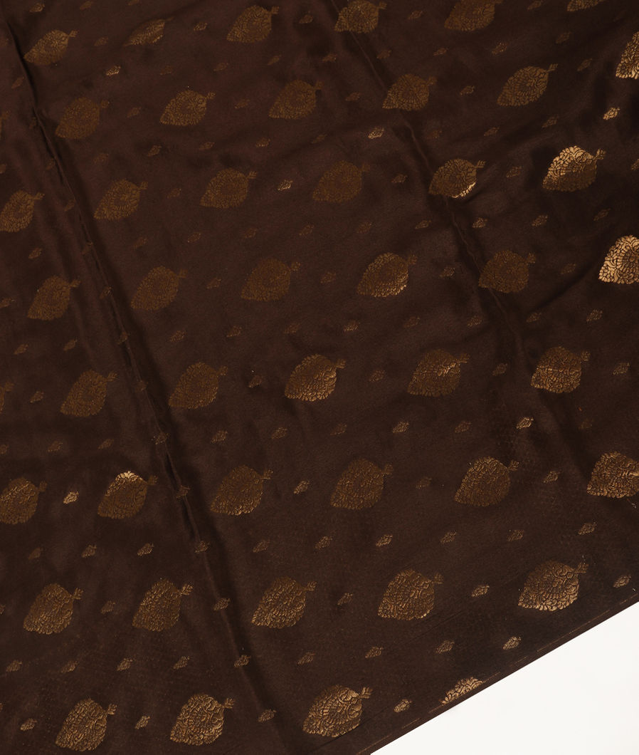 Brown Mysore Silk Saree T3522653