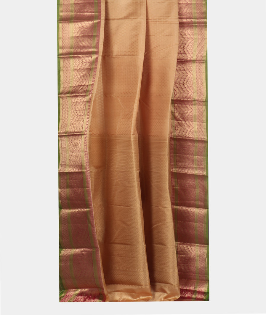 Beige Soft Silk Saree T3080942