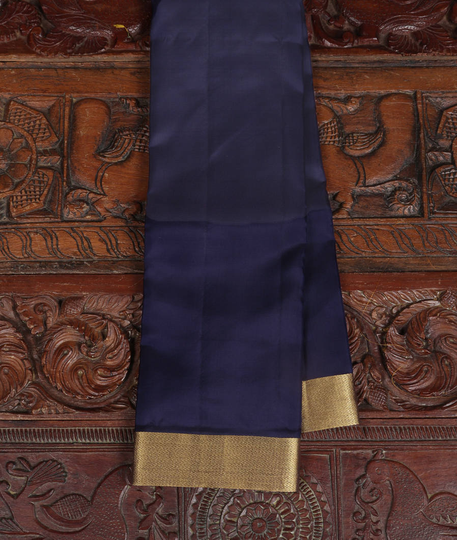 Midnight Blue Soft Silk Saree T349569-image