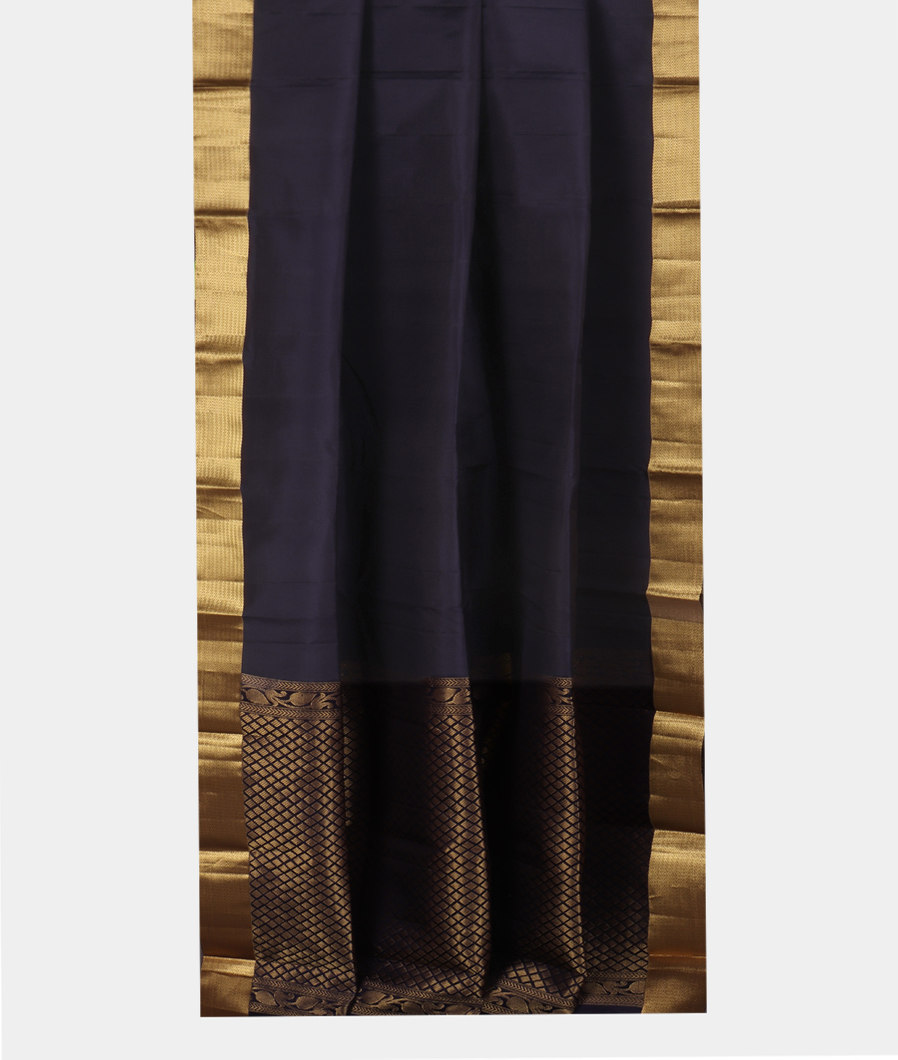 Midnight Blue Soft Silk Saree T3495692