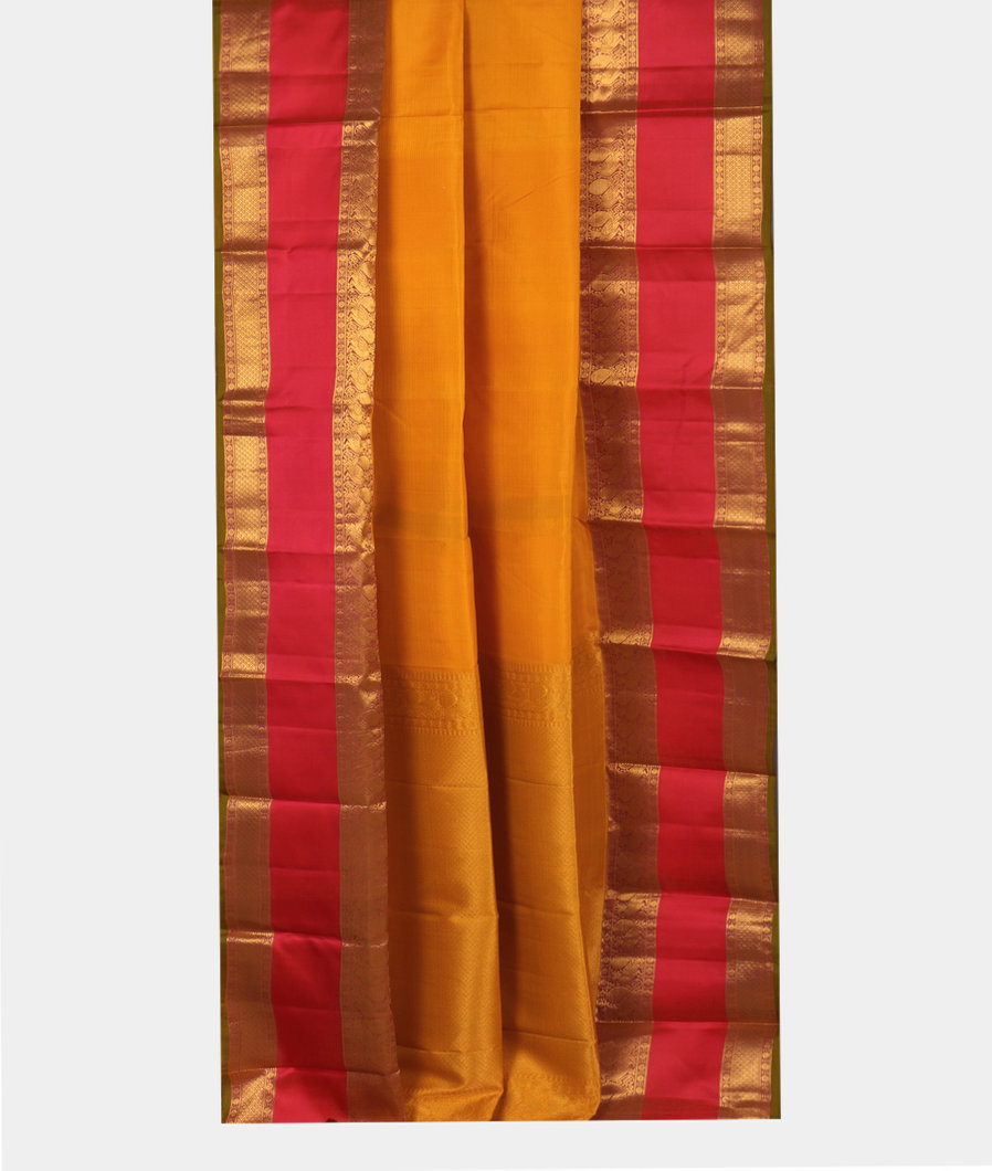 Yellow Soft Silk Saree T3081312