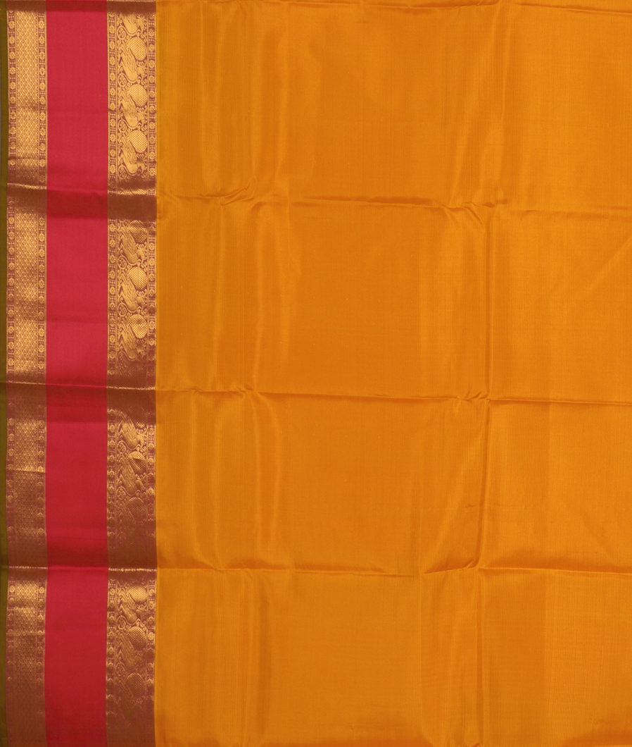 Yellow Soft Silk Saree T3081313