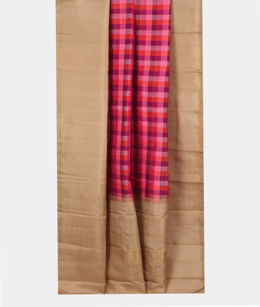 Multicolour Handwoven Kanjivaram Silk Saree T963672