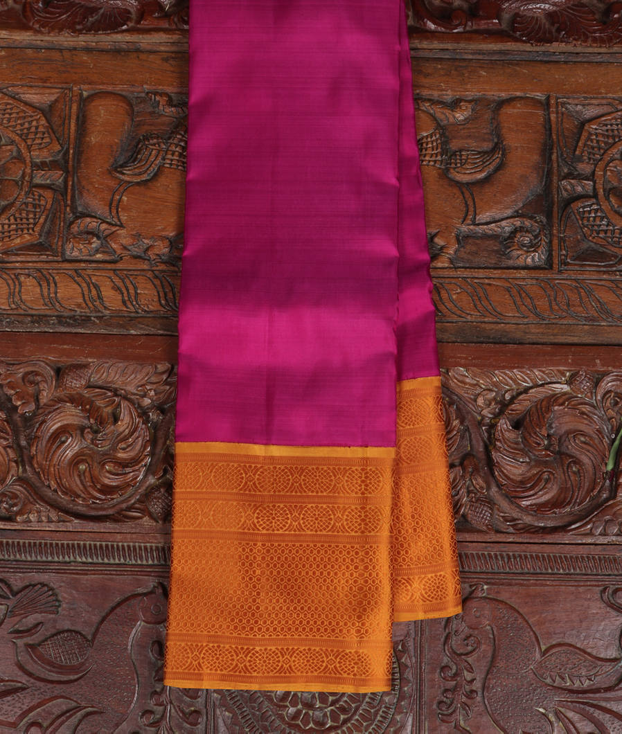 Purple Handwoven Kanjivaram Silk Saree T272717-image