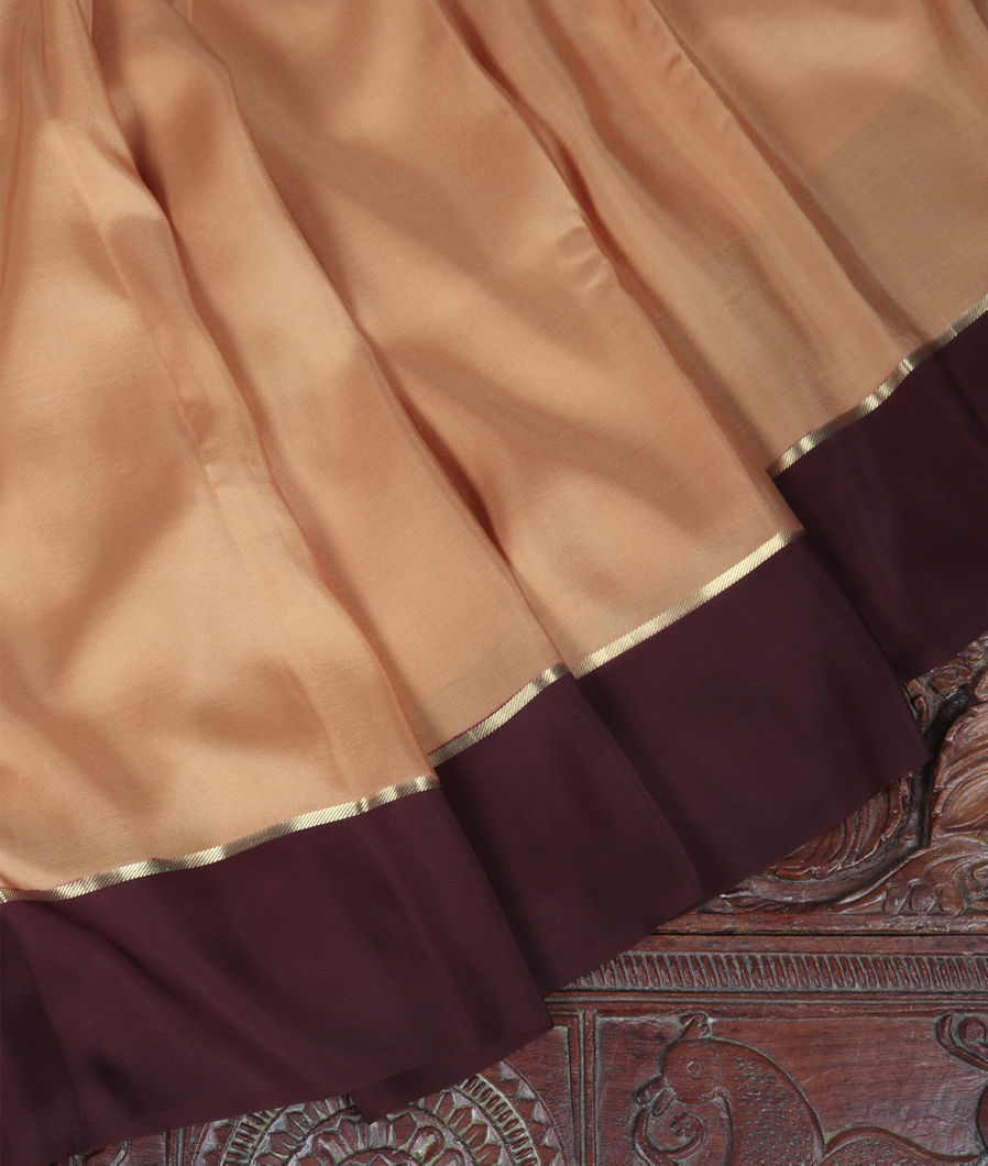 Brown Mysore Silk Saree T344060-image