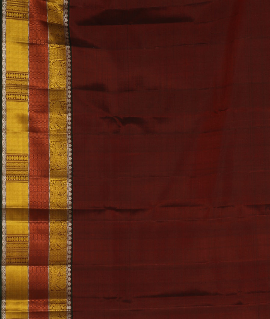 Beige Handwoven Kanjivaram Silk Saree T3504143