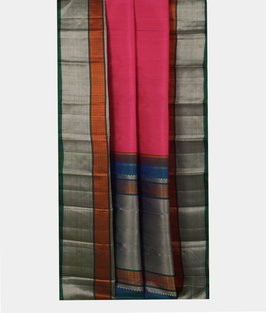 Magenta Handwoven Kanjivaram Silk Saree T3203052