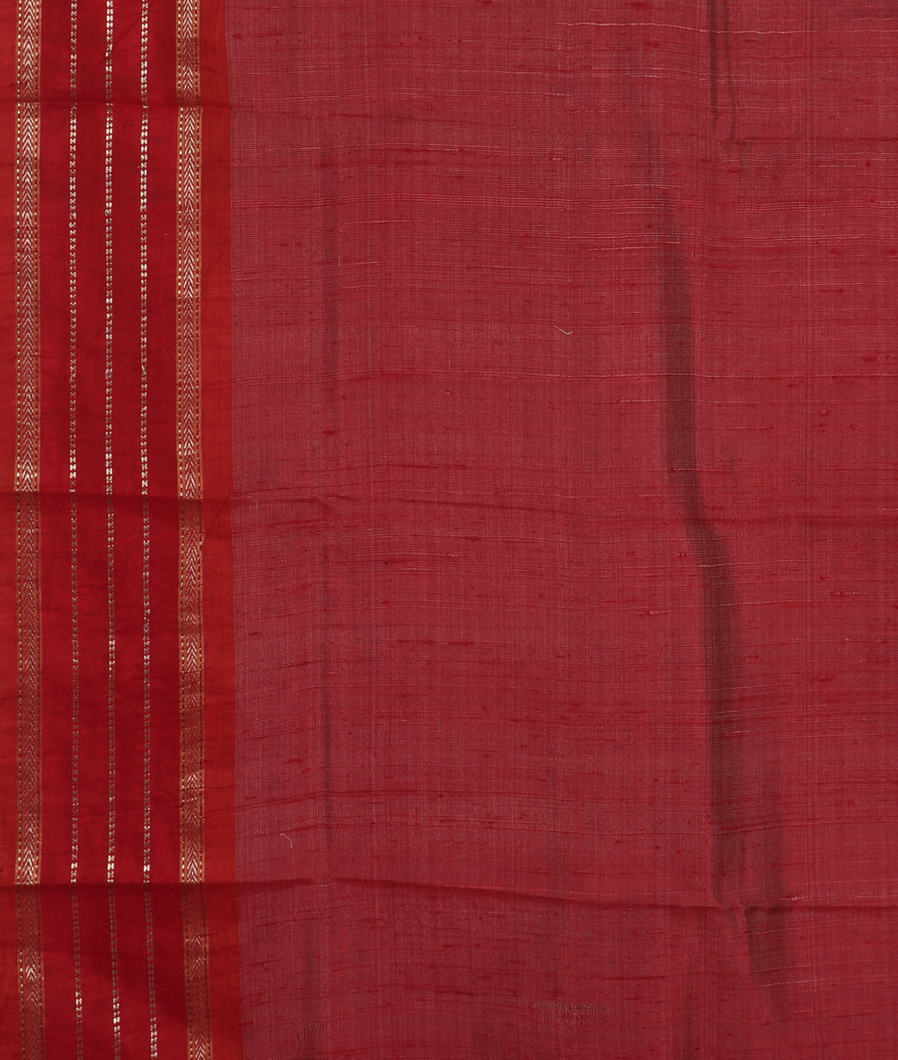 Yellow Tussar Printed Saree T3490163