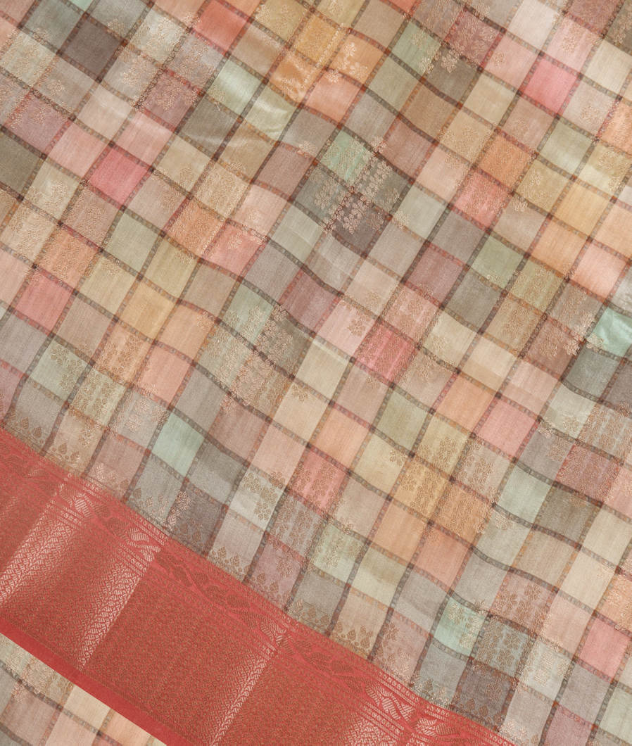 Multicolour Chaniya Silk Saree T351505-image