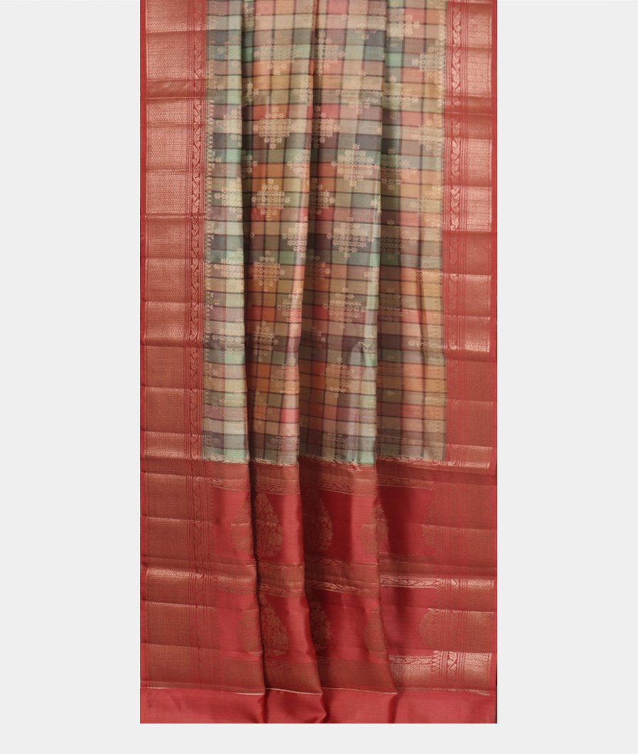 Multicolour Chaniya Silk Saree T3515052