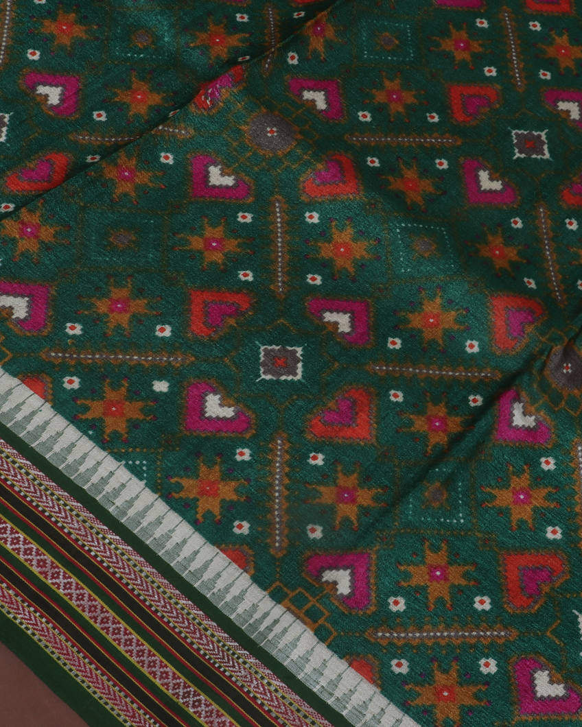 Beige Vidarbha Tussar Saree T3544734