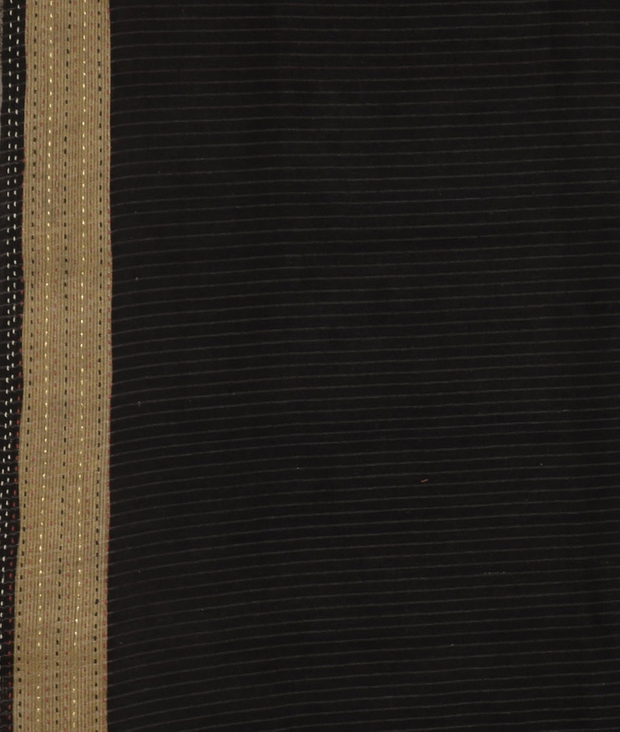 Black Tussar Printed Saree T3526873