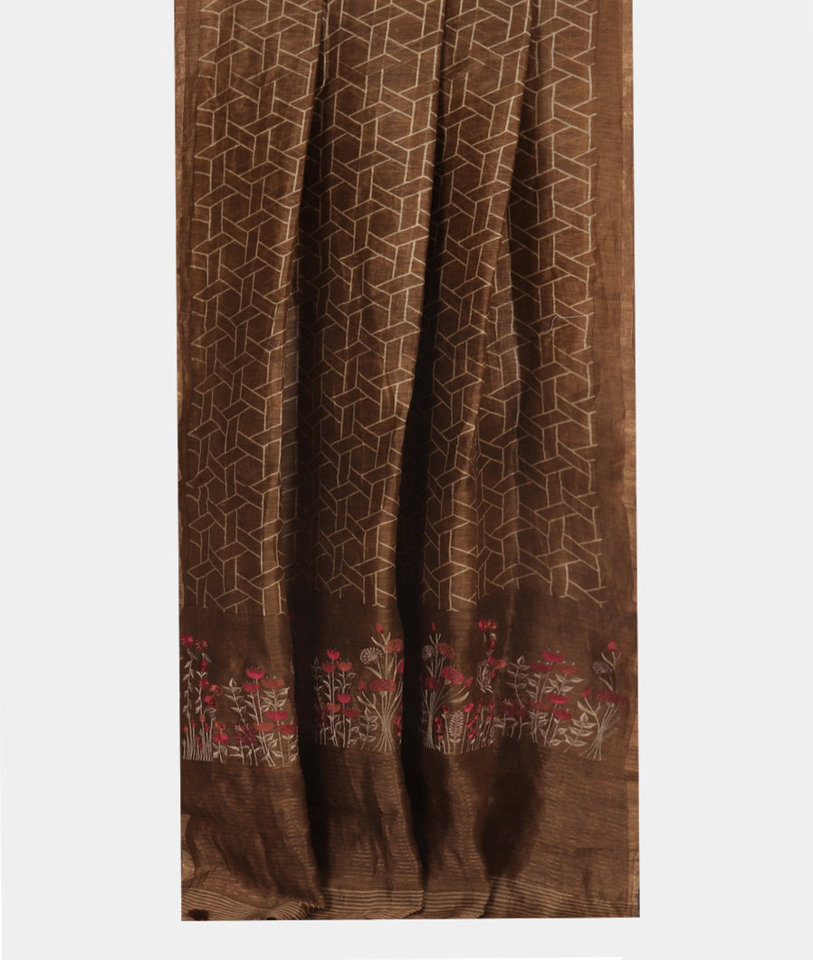 brown-linen-printed-saree-t354204-t354204-b