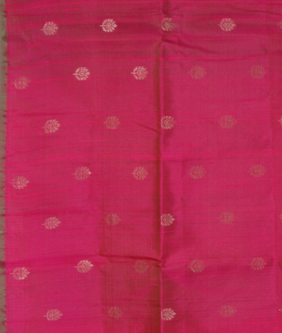 Green Woven Raw Silk Saree T3544223