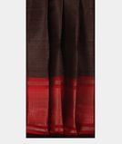 Brown Woven Raw Silk Saree T3544212