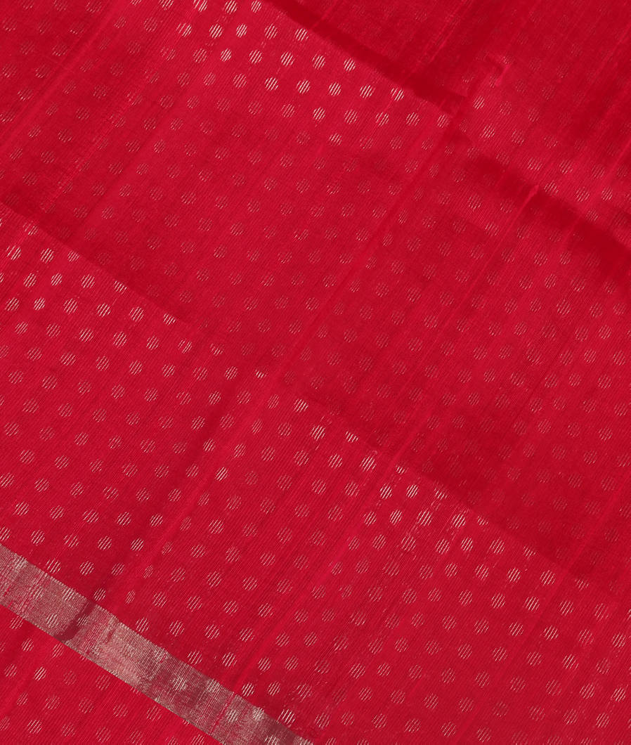 Pinkish Red Woven Raw Silk Saree T354402-image