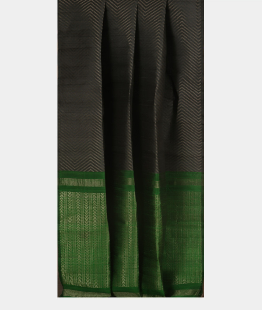 Grey Woven Raw Silk Saree T3544102