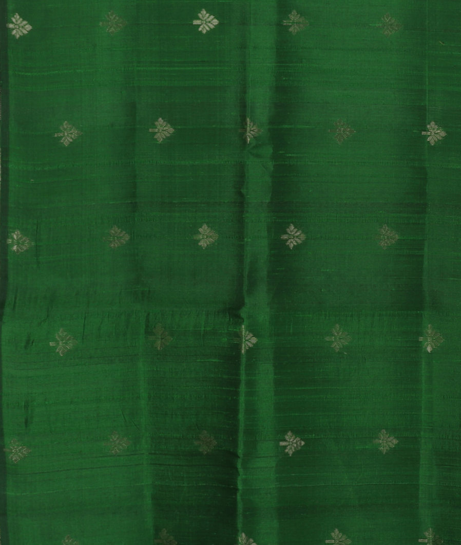 Grey Woven Raw Silk Saree T3544103