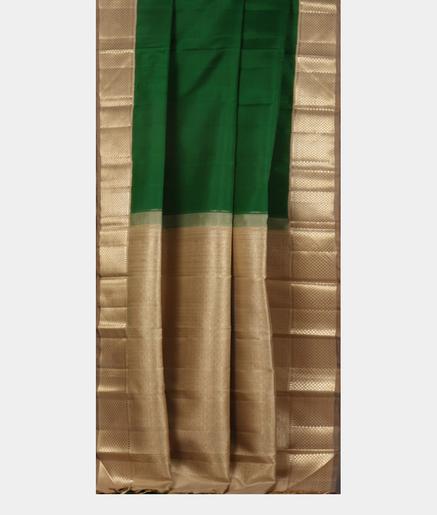 Green Handwoven Kanjivaram Silk Saree T3513082