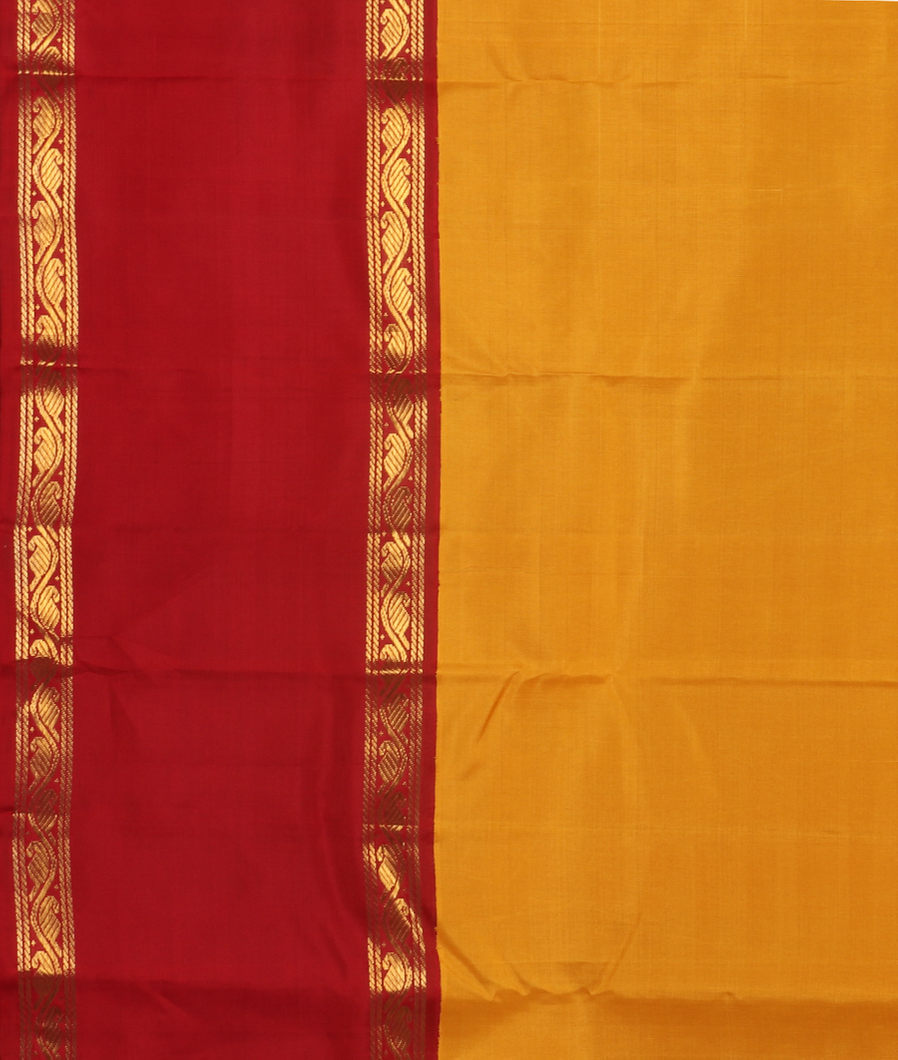 Beige Handwoven Kanjivaram Silk Saree T3414793