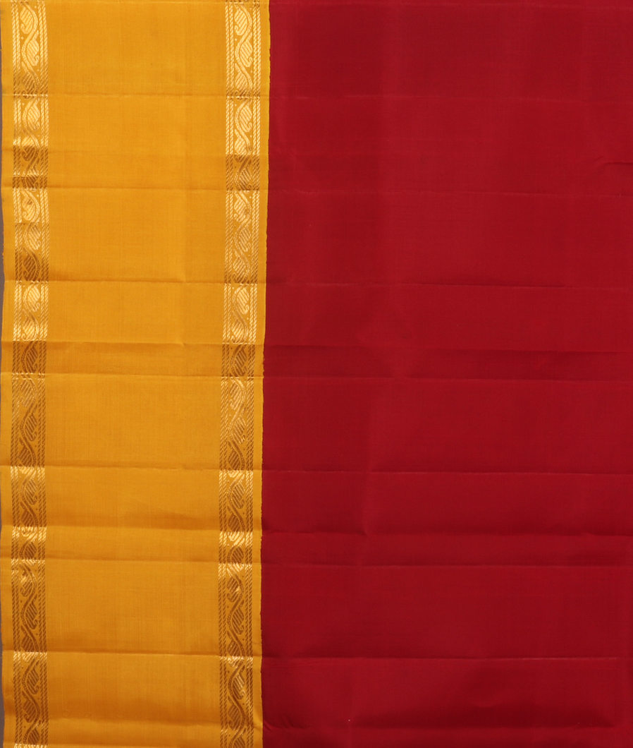 Beige Handwoven Kanjivaram Silk Saree T3414795