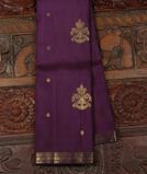 Purple Handwoven Kanjivaram Silk Saree T3426391