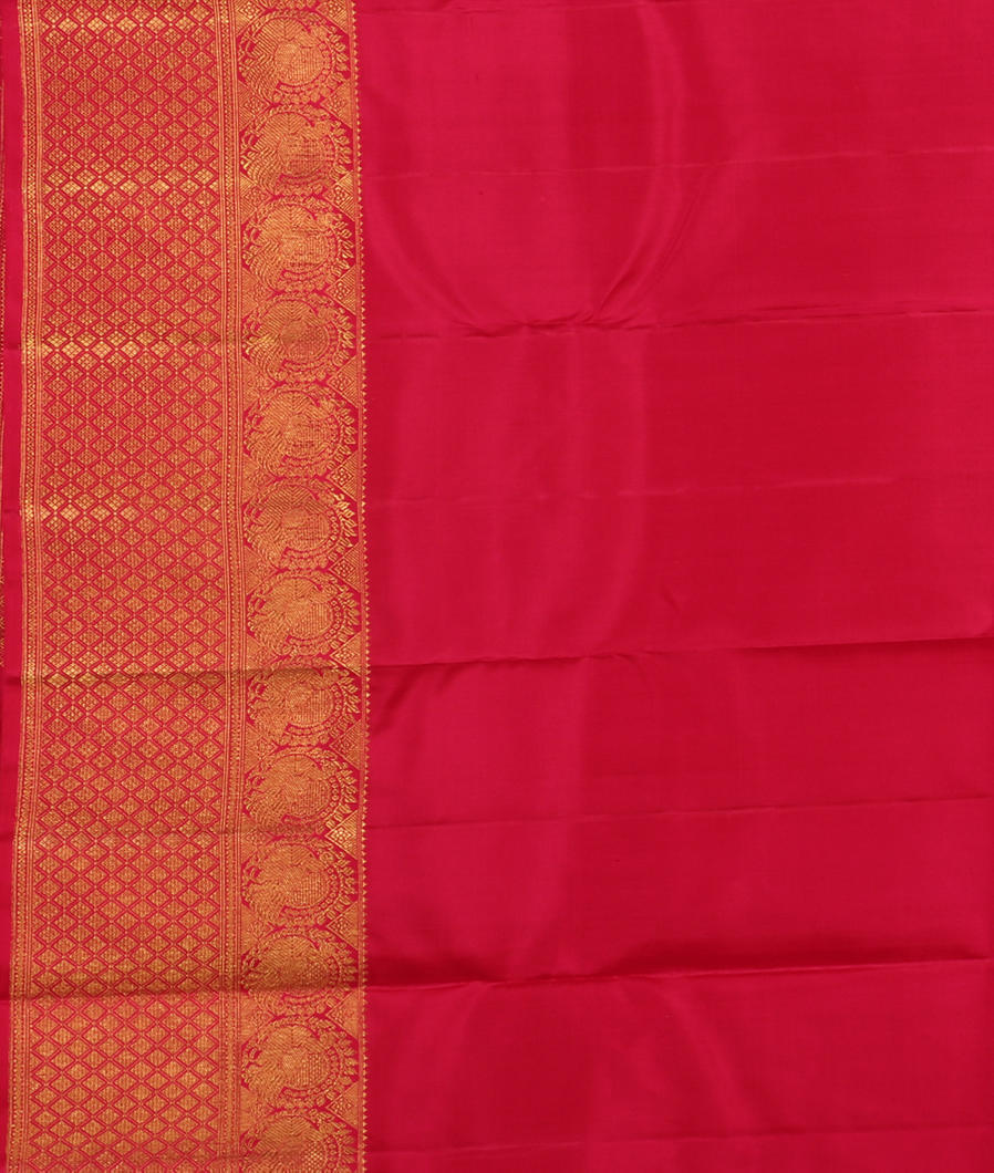 Magenta Handwoven Kanjivaram Silk Saree T3507243