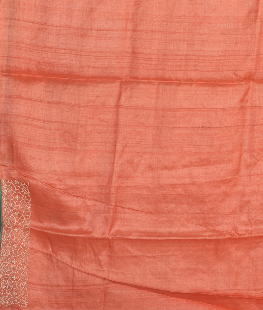 salmon-pink-tussar-embroidery-saree-t356992-t356992-c