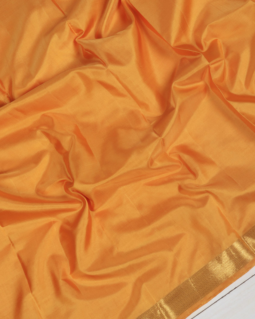 Yellow Handwoven Kanjivaram Silk Saree T3451014