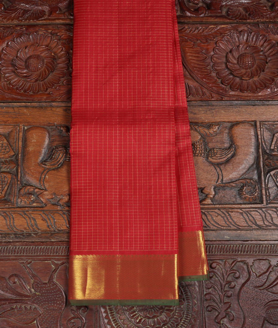 Maroon Handwoven Kanjivaram Silk Saree T350798-image