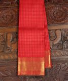 Red Handwoven Kanjivaram Silk Saree T3512931