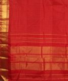 Red Handwoven Kanjivaram Silk Saree T3512934