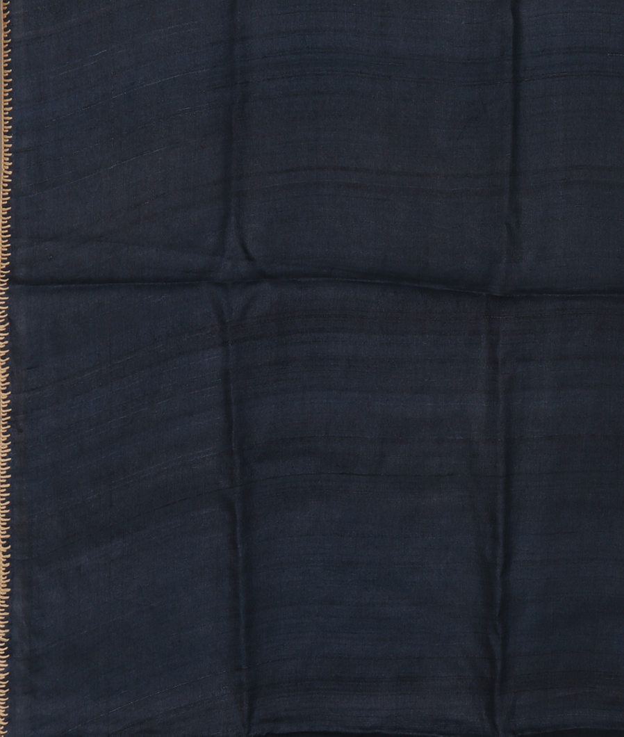 Grey Tussar Printed Saree T3560293