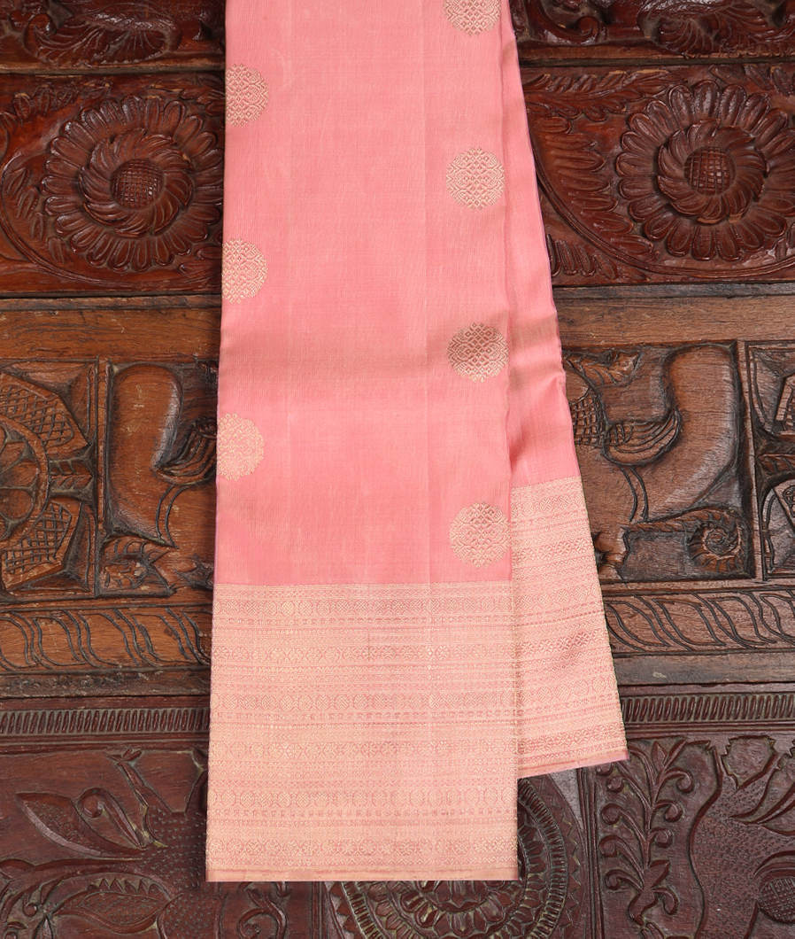 Pink Handwoven Kanjivaram Silk Saree T350886-image