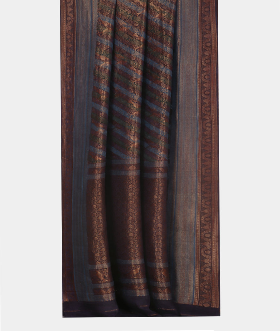 Blue Mysore Silk Saree T3525862