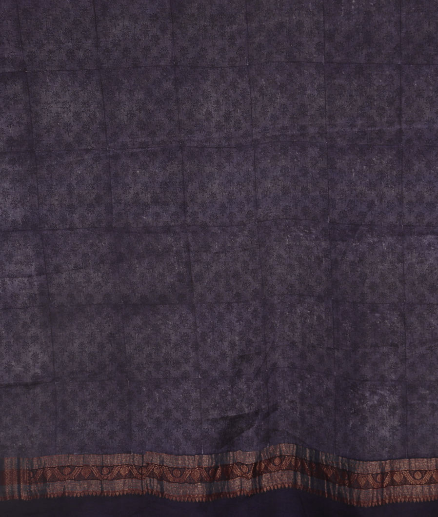 Blue Mysore Silk Saree T3525863