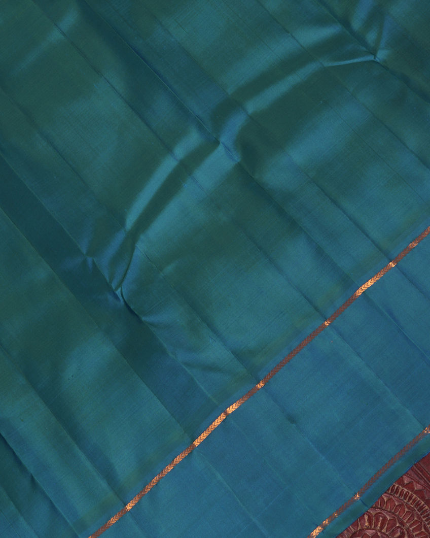 Yellow Handwoven Kanjivaram Silk Saree T3504493