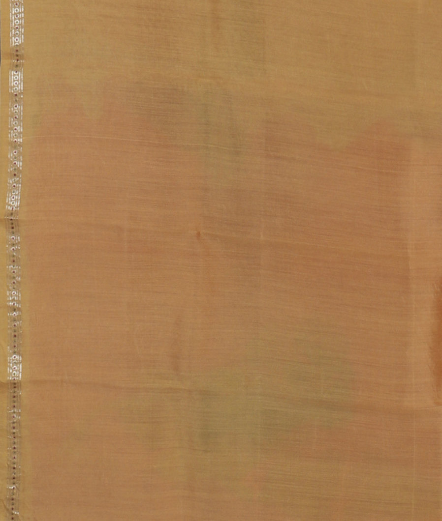 Dark Beige Kora Organza Printed Saree T3545293