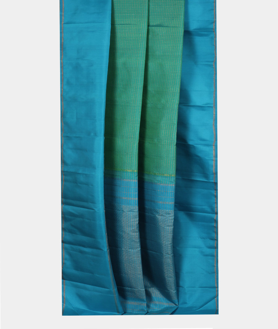 Green Handwoven Kanjivaram Silk Saree T3381902