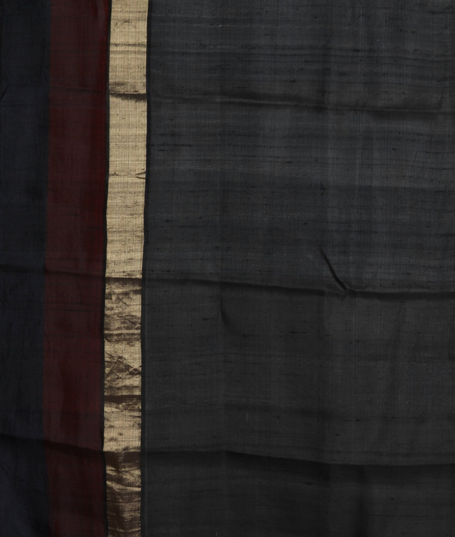 Pinkish Beige Tussar Printed Saree T3574813