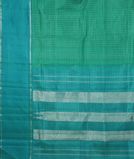 Green Handwoven Kanjivaram Silk Saree T3380954